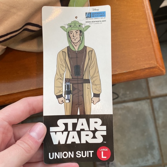 Unisex Adult Yoda Onesie Costume - Picture 9 of 10